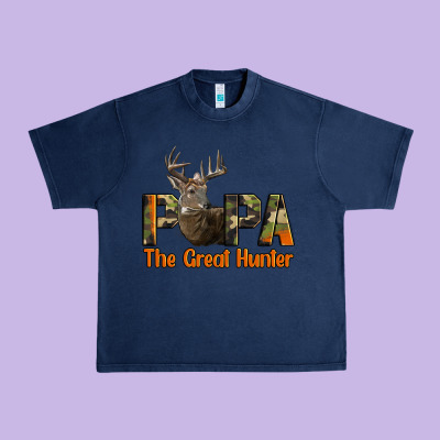 Western Papa The Great Deer Hunter Urban Heavy Tee Designed By Lillyallendesigns