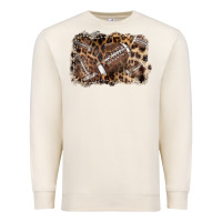 Sandshell Football background leopard Premium Sweatshirt - NancyCooperArtShop