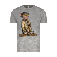Cloud Rock Baby Baboon Illustrations Vintage Tee - LillyAllenDesigns