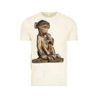 Vintage Arctic Baby Baboon Illustrations Vintage Tee - LillyAllenDesigns