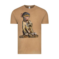 Vintage Camel Baby Baboon Illustrations Vintage Tee - LillyAllenDesigns