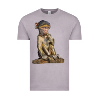 Vintage Zinc Baby Baboon Illustrations Vintage Tee - LillyAllenDesigns