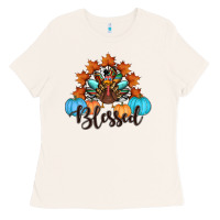 Bone thanksgiving turkey pumpkin blessed Ladies Tee - RanaPortraitStore