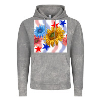 Cloud Rock patriotic sunflowers Vintage Hoodie - BundleAndBundleShop