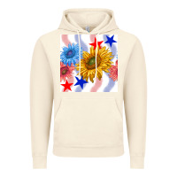 Vintage Artic patriotic sunflowers Vintage Hoodie - BundleAndBundleShop