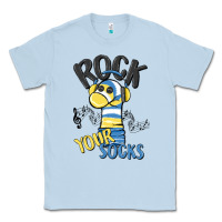 Dusty Blue rock your Classic Tee - MaliasSmallBusiness