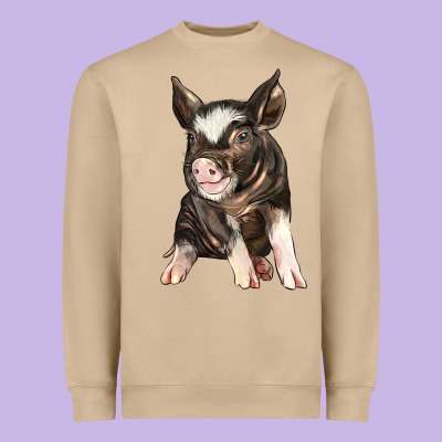 Baby Berkshire Pig Heavyweight Sweatshirt Designed By Lillyallendesigns