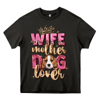 Asphalt wife mother dog lover Heavy Core Tee - Zillion Design Studio