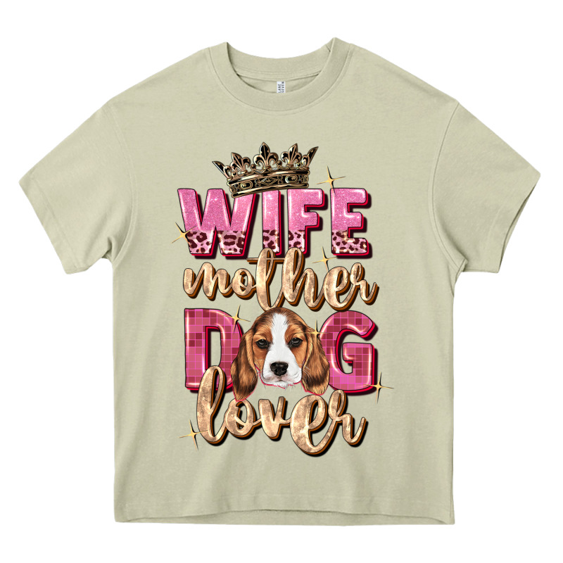 Wife Mother Dog Lover Heavy Core Tee by Zillion Design Studio | Teevron