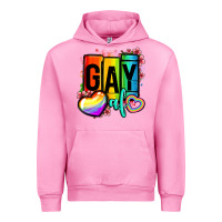 Fuchsia Pink gay af Urban Hoodie - OliviaCreatesArt