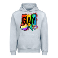 Heather Grey gay af Urban Hoodie - OliviaCreatesArt