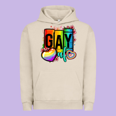 Gay Af Urban Hoodie Designed By Oliviacreatesart