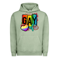 Pigment Oil Green gay af Urban Hoodie - OliviaCreatesArt