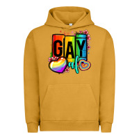 Pigment Peanut Butter gay af Urban Hoodie - OliviaCreatesArt