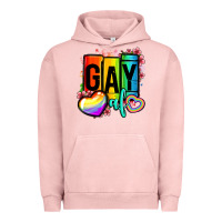 Pigment Salmon gay af Urban Hoodie - OliviaCreatesArt