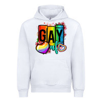 White gay af Urban Hoodie - OliviaCreatesArt