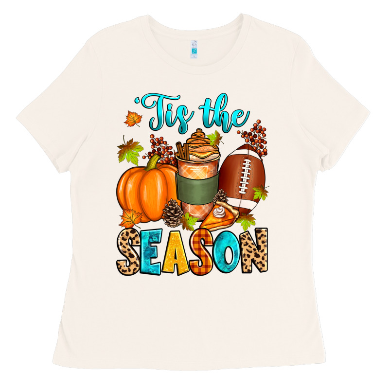 'tis The Season American  Football Ladies Tee by Zillion Design Studio | Teevron