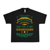 Black i'm not retired i'm a professional grandpop Urban Heavy Tee - Jasminsmagicworld
