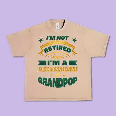 I'm Not Retired I'm A Professional Grandpop Urban Heavy Tee Designed By Jasminsmagicworld