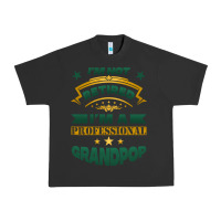 Pigment Black i'm not retired i'm a professional grandpop Urban Heavy Tee - Jasminsmagicworld