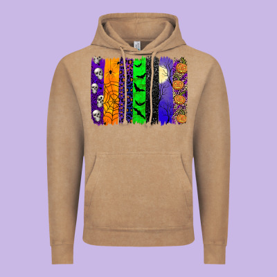 Halloween Brush Stroke Vintage Hoodie Designed By Jahusdesignshop