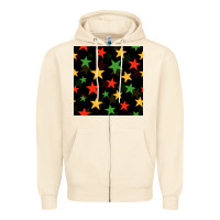 Sandshell african color stars seamless pattern Zipper Hoodie - BundleAndBundleShop