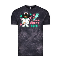 Cloud Black nurse life afro american nurse Vintage Tee - BarkalooDesign
