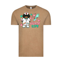 Vintage Coffee nurse life afro american nurse Vintage Tee - BarkalooDesign
