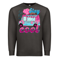 Smoke Stay cool with ice cream van summer Premium Sweatshirt - NancyCooperArtShop