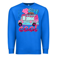 True Royal Stay cool with ice cream van summer Premium Sweatshirt - NancyCooperArtShop