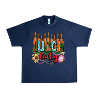 Navy lunch lady with onions Urban Heavy Tee - AdoDesignShop