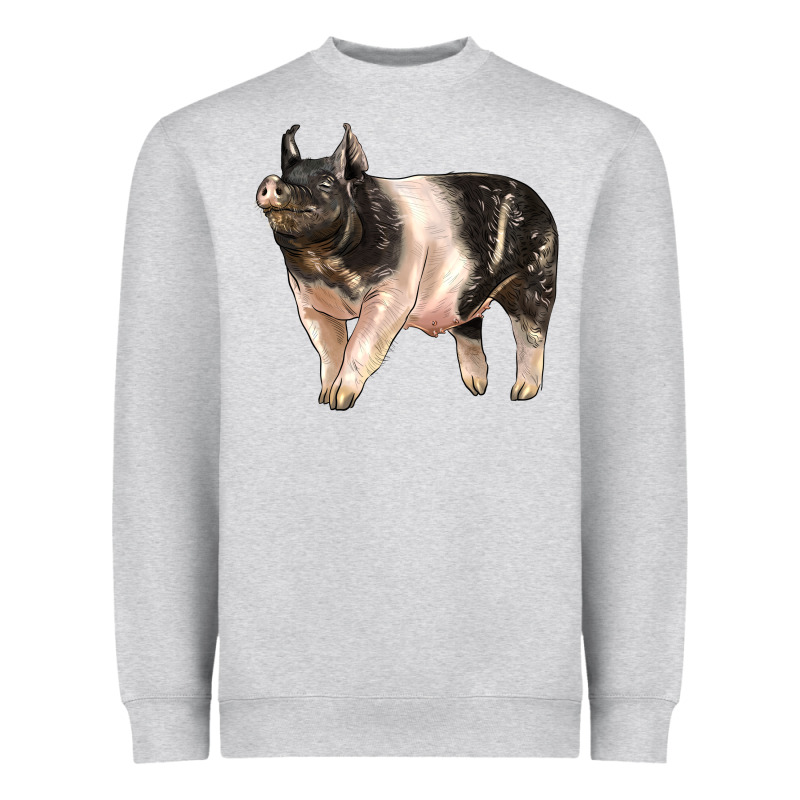 Hampshire Pig Heavyweight Sweatshirt by LillyAllenDesigns | Teevron