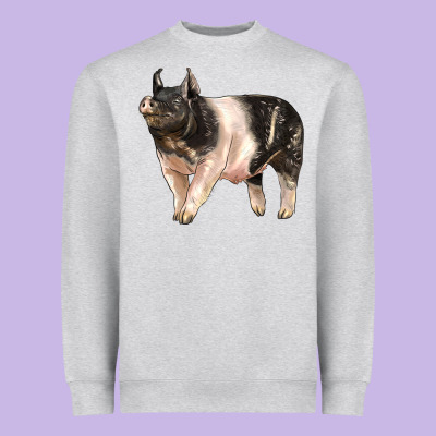 Hampshire Pig Heavyweight Sweatshirt Designed By Lillyallendesigns
