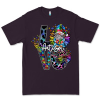 Plum love autism Premium Tee - SublimationCraftShop