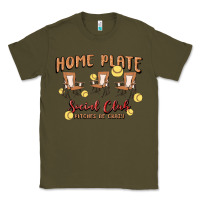 Army Green glitter softball Classic Tee - MaliasSmallBusiness
