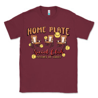 Burgundy glitter softball Classic Tee - MaliasSmallBusiness