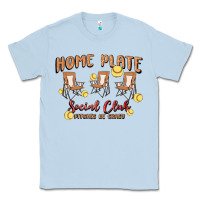 Dusty Blue glitter softball Classic Tee - MaliasSmallBusiness