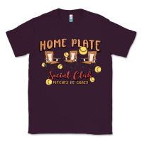 Plum glitter softball Classic Tee - MaliasSmallBusiness