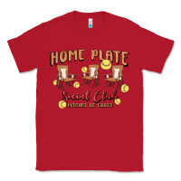 Red glitter softball Classic Tee - MaliasSmallBusiness