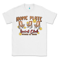 White glitter softball Classic Tee - MaliasSmallBusiness