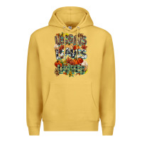Antique Gold Leaves lattes Fall pumpkin Premium Hoodie - NancyCooperArtShop
