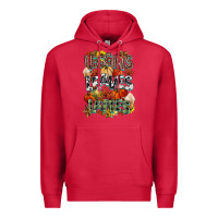 Cardinal Leaves lattes Fall pumpkin Premium Hoodie - NancyCooperArtShop
