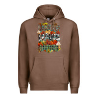 Chestnut Leaves lattes Fall pumpkin Premium Hoodie - NancyCooperArtShop