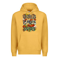 Mustard Leaves lattes Fall pumpkin Premium Hoodie - NancyCooperArtShop