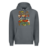 Rock Leaves lattes Fall pumpkin Premium Hoodie - NancyCooperArtShop
