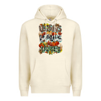 Sandshell Leaves lattes Fall pumpkin Premium Hoodie - NancyCooperArtShop
