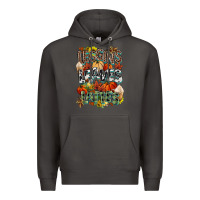 Smoke Leaves lattes Fall pumpkin Premium Hoodie - NancyCooperArtShop