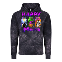 Cloud Black happy halloween Vintage Hoodie - JahusDesignShop