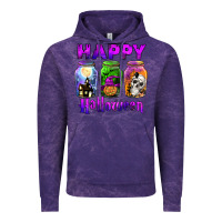 Cloud Purple happy halloween Vintage Hoodie - JahusDesignShop