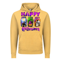 Vintage Mustard happy halloween Vintage Hoodie - JahusDesignShop